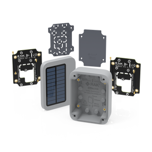 Unify Enclosure IP65 100x75x38 Solar | Optional with integrated LoRa and Bluetooth antenna