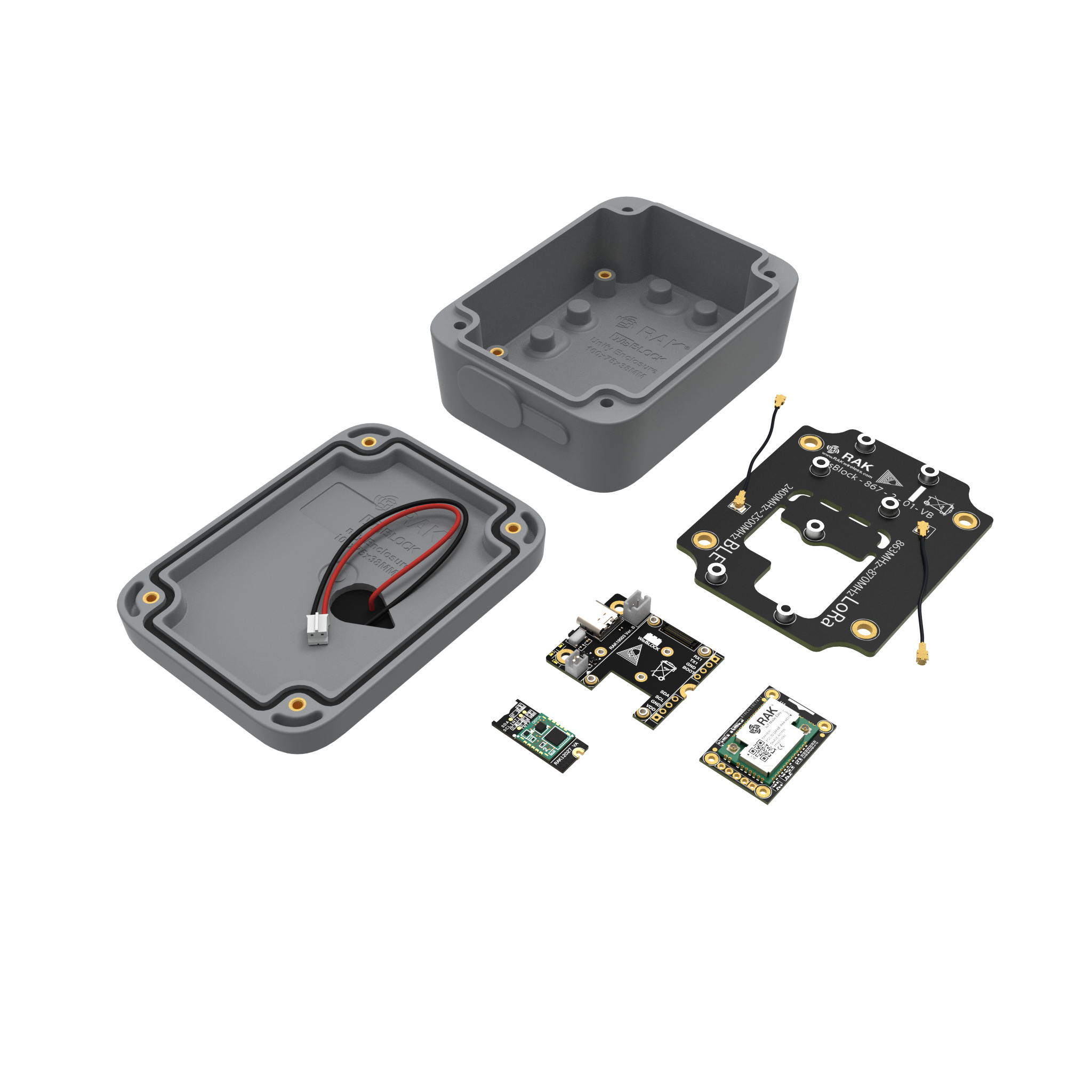 WisBlock Earthquake Sensor Solution Kit | WisBlock RAK10703-K, WisBlock RAK10703