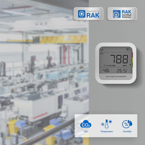 QingPing CO2 & Temperature & Humidity Monitor for LoRaWAN