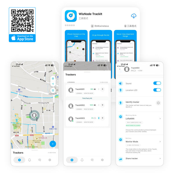 WisNode Tag | GNSS positioning, Bluetooth setup, and motion sensing with LoRaWAN® connectivity in a slim rechargeable tracker.