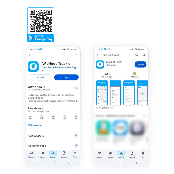 WisNode Tag | GNSS positioning, Bluetooth setup, and motion sensing with LoRaWAN® connectivity in a slim rechargeable tracker.