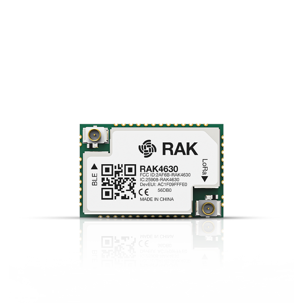 RAK4630: LoRaWAN Bluetooth module based on Nordic nRF52840 BLE 5.0 & Semtech SX1262