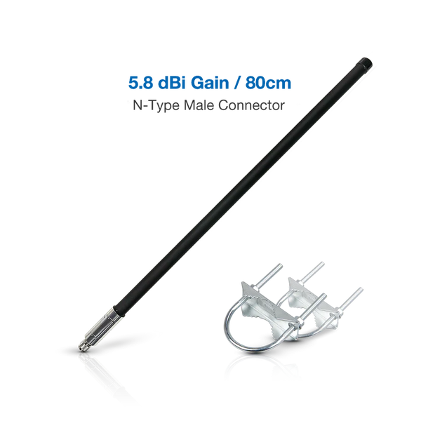 5.8dBi BLACK Fiberglass Antenna