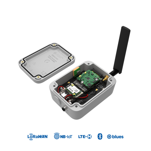 Blues.ONE - LTE-M NB-IoT GSM LoRaWAN Device based on nRF52840, SX1262 and Blues.IO Notecard. Arduino compatible  | RAK10714