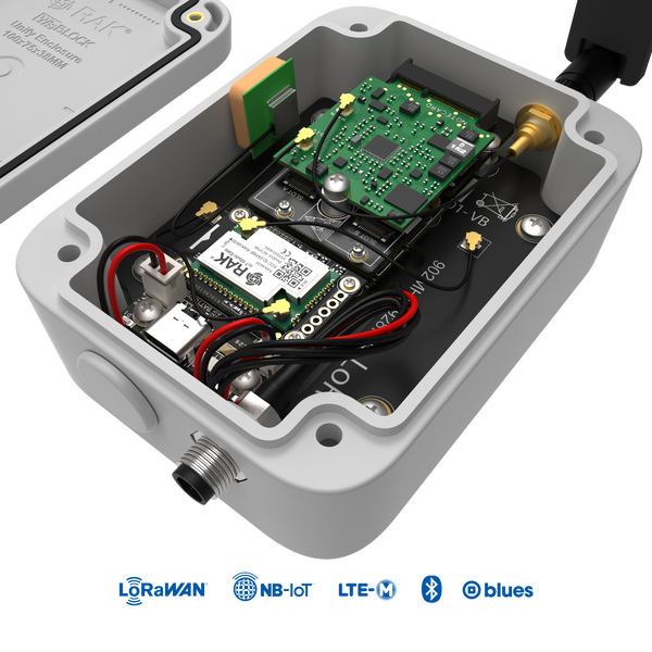 Blues.ONE - LTE-M NB-IoT GSM LoRaWAN Device based on nRF52840, SX1262 and Blues.IO Notecard. Arduino compatible  | RAK10714