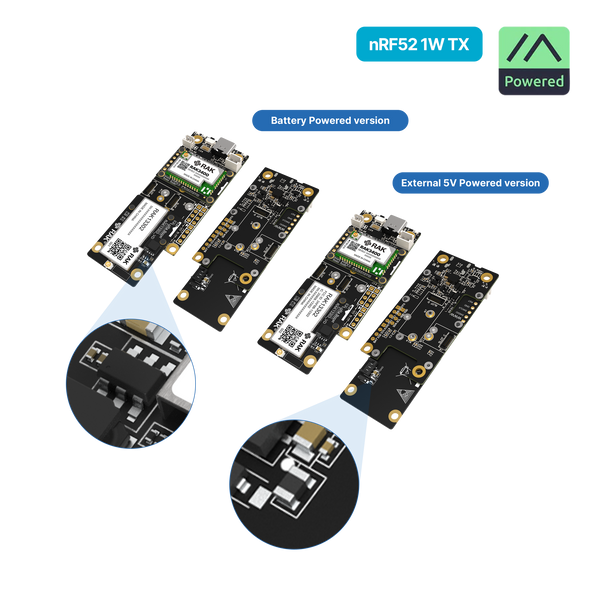 WisMesh 1W Booster Starter Kit | Complete 1W Meshtastic node with flexible power options (battery/external) | RAK10724