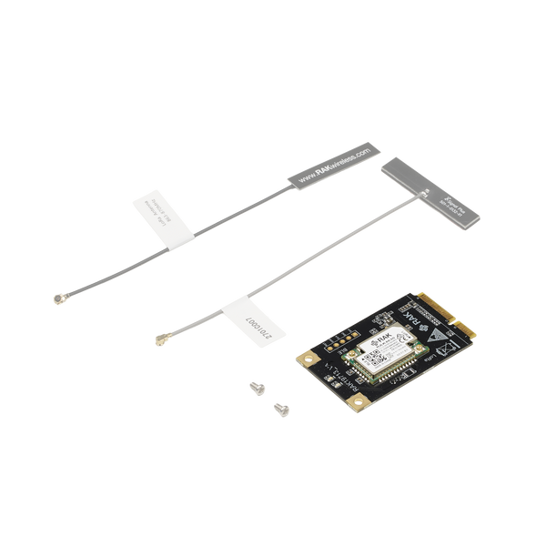 RAK19713 Mini PCIe Module for LoRa® |  LoRaWAN® Mini PCIe module for Linux gateways, CM4 carrier boards, and industrial PCs | RAK19713
