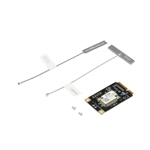 RAK19713 Mini PCIe Module for LoRa® |  LoRaWAN® Mini PCIe module for Linux gateways, CM4 carrier boards, and industrial PCs | RAK19713