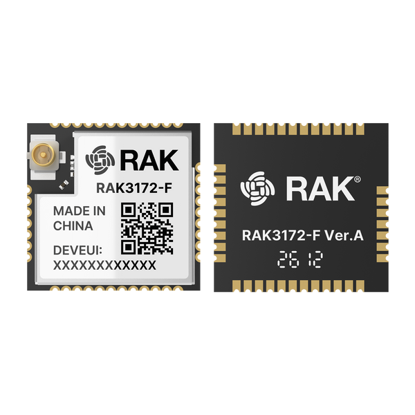 RAK3172-F Module for LoRaWAN® with External Flash | Ultra-low-power module for LoRaWAN with extra flash and rollback recovery | RAK3172-F