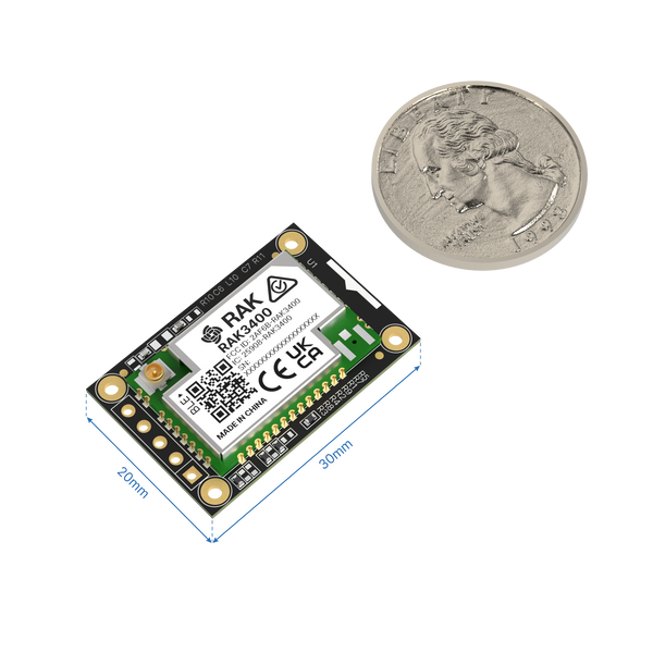 Nordic nRF52840 BLE Core Module | Low-power WisBlock BLE MCU core with TCXO stability, rich I/O, and modular expansion. Ready to pair with RAK13302 for LoRa builds | RAK3401