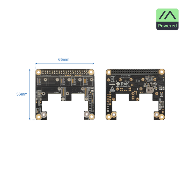 WisMesh Pi HAT RAK6421 | Build Meshtastic nodes on Raspberry Pi with modular LoRa® | RAK6421