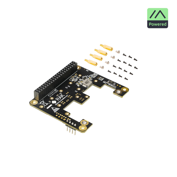 WisMesh Pi HAT RAK6421 | Build Meshtastic nodes on Raspberry Pi with modular LoRa® | RAK6421