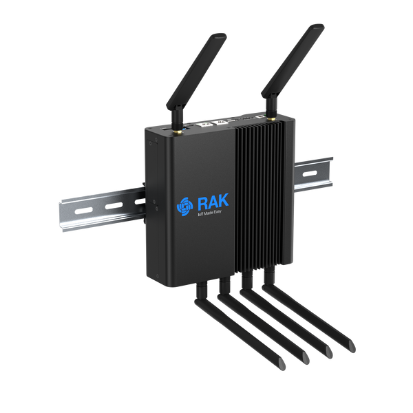 Enclosure for the WisGate Connect | Durable metal enclosure with antenna access and OLED display window