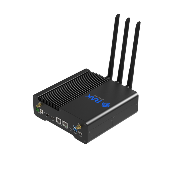 Enclosure for the WisGate Connect | Durable metal enclosure with antenna access and OLED display window