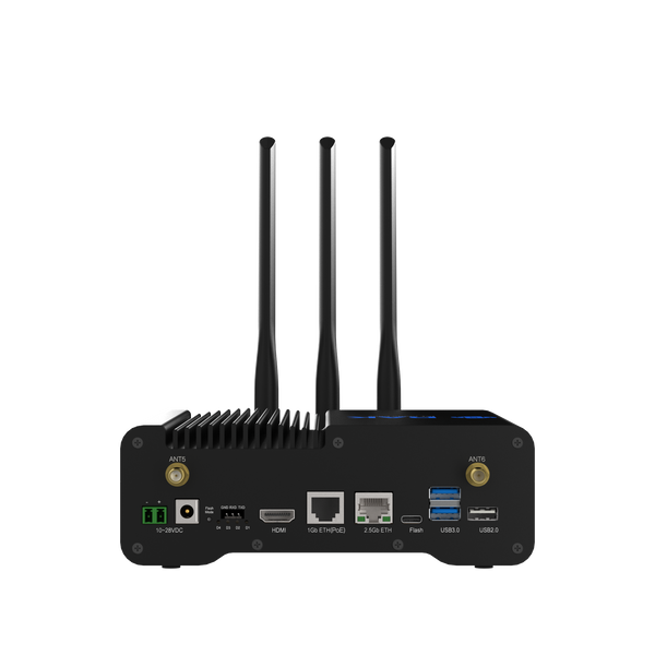 Enclosure for the WisGate Connect | Durable metal enclosure with antenna access and OLED display window