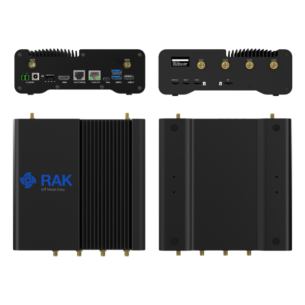 Enclosure for the WisGate Connect | Durable metal enclosure with antenna access and OLED display window