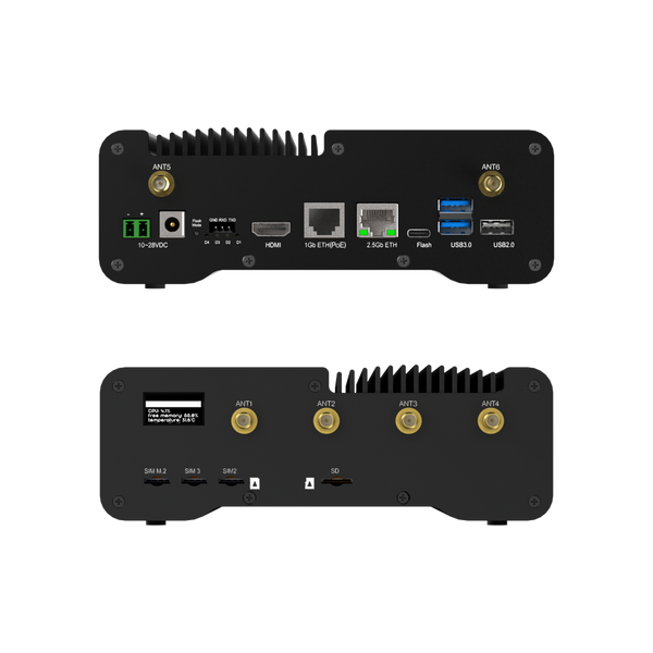 Enclosure for the WisGate Connect | Durable metal enclosure with antenna access and OLED display window