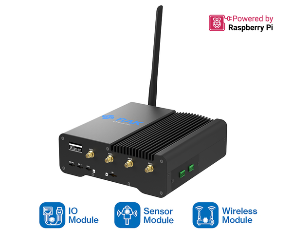 WisGate Connect Industrial | CM4-based IIoT edge gateway for LoRa®, Zigbee, and WisBlock expansion