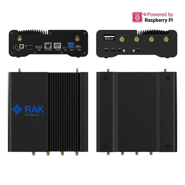 WisGate Connect Industrial | CM4-based IIoT edge gateway for LoRa®, Zigbee, and WisBlock expansion