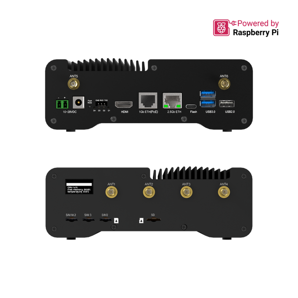 WisGate Connect Industrial | CM4-based IIoT edge gateway for LoRa®, Zigbee, and WisBlock expansion