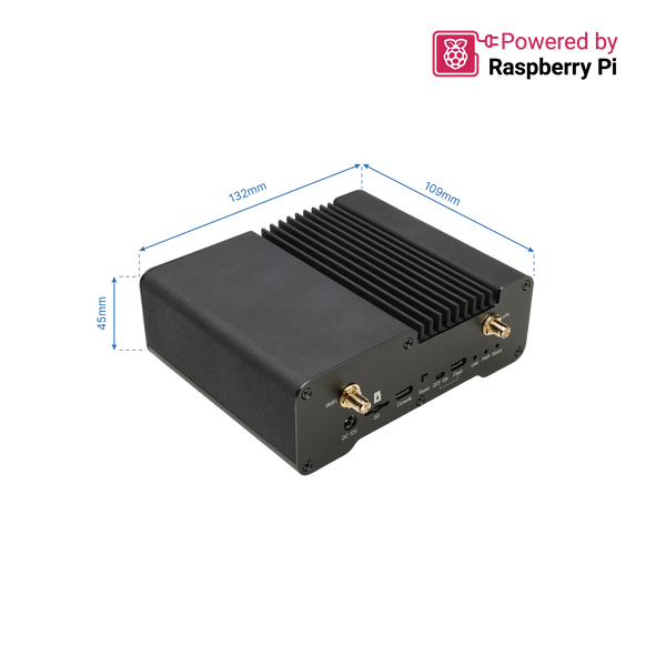 WisGate Connect Router | Industrial edge router with 4 Ethernet ports, MiniPCIe expansion, and CM4/CM5 support | RAK7392