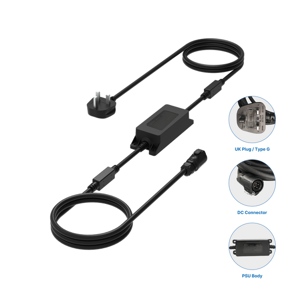 Outdoor 12V Power Supply (IP67, 18W) | Weatherproof 12V DC output with 5m cable for outdoor installations | RAK9150