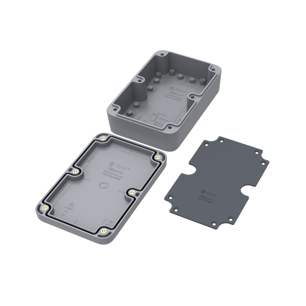 Unify Enclosure IP67 150x100x45mm | with Pre-Mounted M8 5-Pin Connectors and RP-SMA Antenna