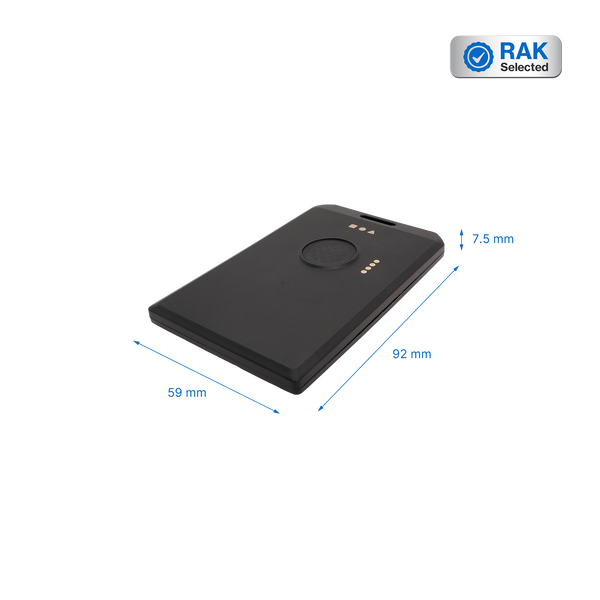 WisNode Tag | GNSS positioning, Bluetooth setup, and motion sensing with LoRaWAN® connectivity in a slim rechargeable tracker.