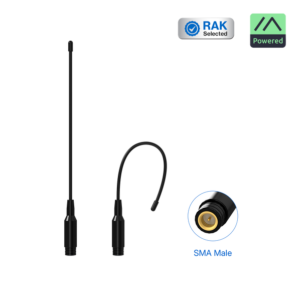 Flexible Whip Antenna for Meshtastic | 360° beamwidth antenna with a stable signal for DIY and mobile IoT builds