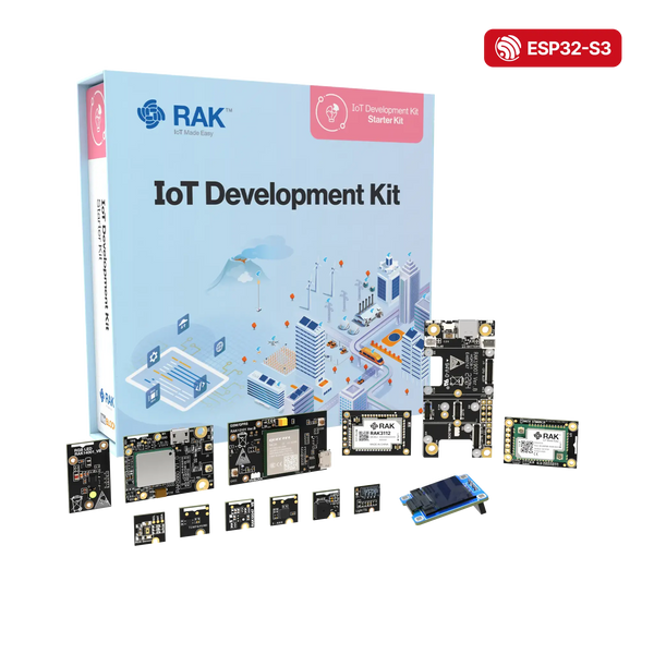 WisBlock IoT Starter Kit for Development | IoT development kit with sensors and LoRaWAN® cellular support