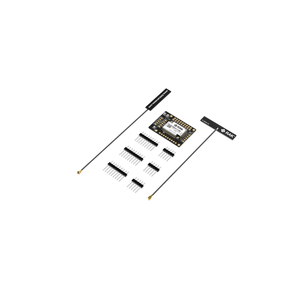RAK11160 Breakout Board | Dual-MCU LoRaWAN board with UART/SPI/I2C for the WisDuo RAK11160 stamp module | RAK11161