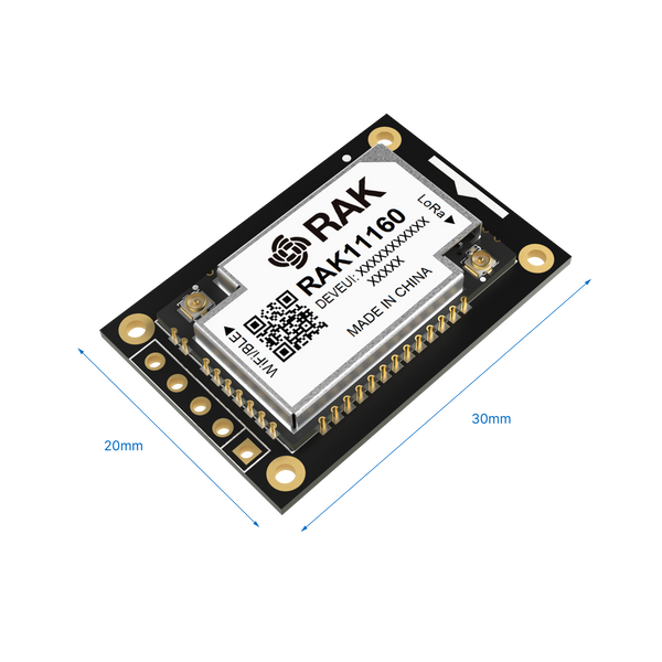 STM32WLE5 for LoRaWAN® + Espressif ESP32-C2 BLE and WiFi | RAK11162