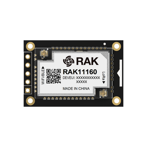 STM32WLE5 for LoRaWAN® + Espressif ESP32-C2 BLE and WiFi | RAK11162