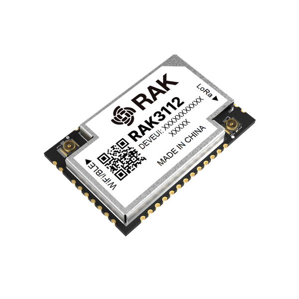 RAK3112 WisDuo Module for Edge AI with LoRa® | ESP32-S3 + SX1262 Module with WiFi, BLE, and LoRa, ideal for Edge AI, Meshtastic, and IoT | RAK3112