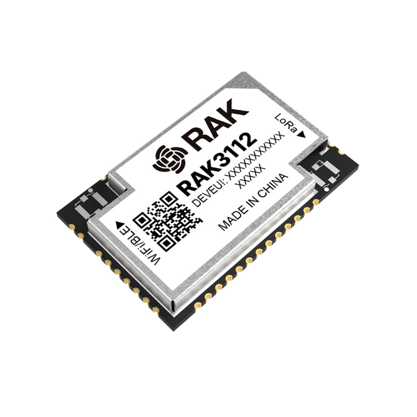 RAK3112 WisDuo Module for Edge AI with LoRa® | ESP32-S3 + SX1262 Module with WiFi, BLE, and LoRa, ideal for Edge AI, Meshtastic, and IoT | RAK3112