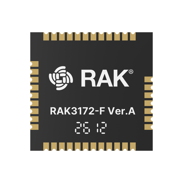 RAK3172-F Module for LoRaWAN® with External Flash | Ultra-low-power module for LoRaWAN with extra flash and rollback recovery | RAK3172-F