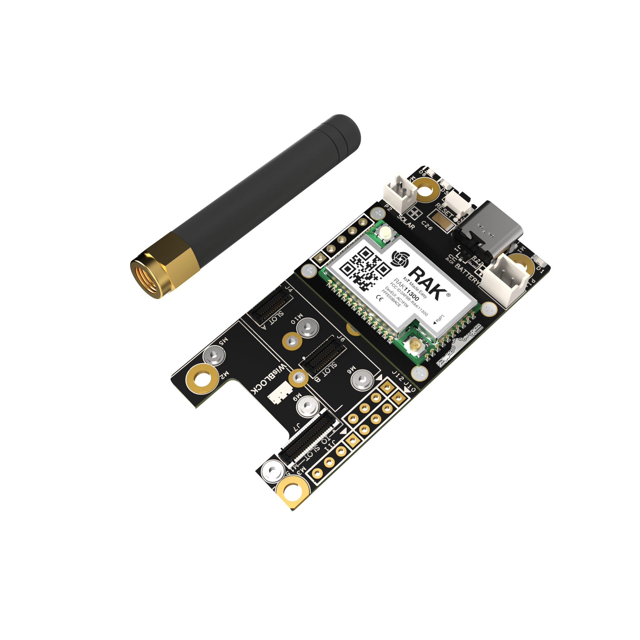 WisMesh RP2040 Starter Kit for Meshtastic | Raspberry Pi RP2040 Modular Off-Grid IoT Solution