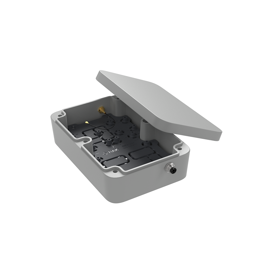 Unify Enclosure IP67 150x100x45mm | with Pre-Mounted M8 5-Pin Connectors and RP-SMA Antenna