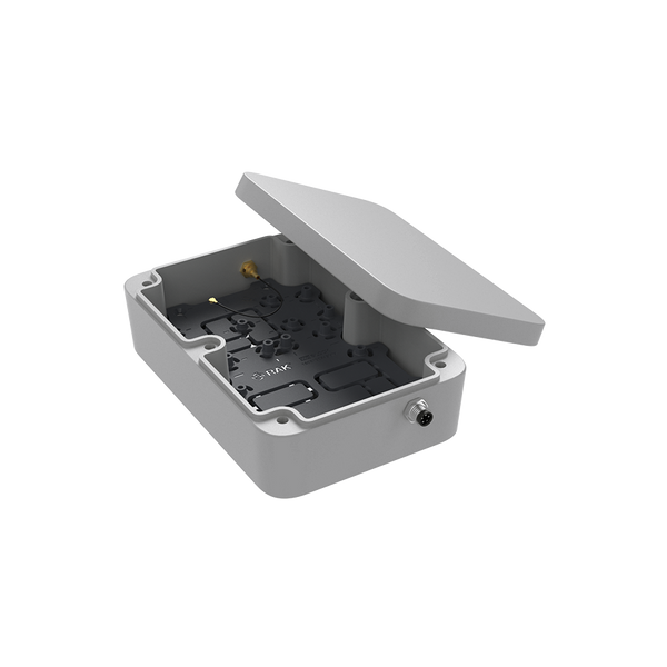 Unify Enclosure IP67 150x100x45mm | with Pre-Mounted M8 5-Pin Connectors and RP-SMA Antenna