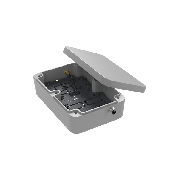 Unify Enclosure IP67 150x100x45mm | with Pre-Mounted M8 5-Pin Connectors and RP-SMA Antenna