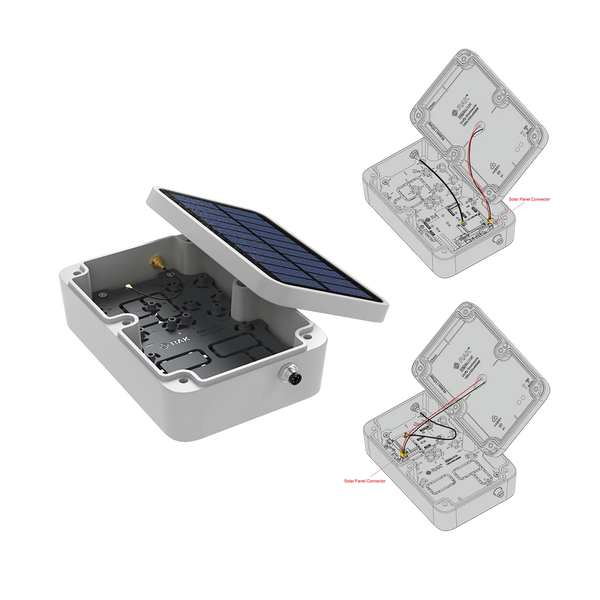 Unify Enclosure IP67 150x100x45mm | with Pre-Mounted M8 5-Pin Connectors and RP-SMA Antenna