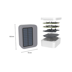 Unify Enclosure Solar IP65 100x75x38mm | With Optional Integrated LoRa® and Bluetooth Antenna