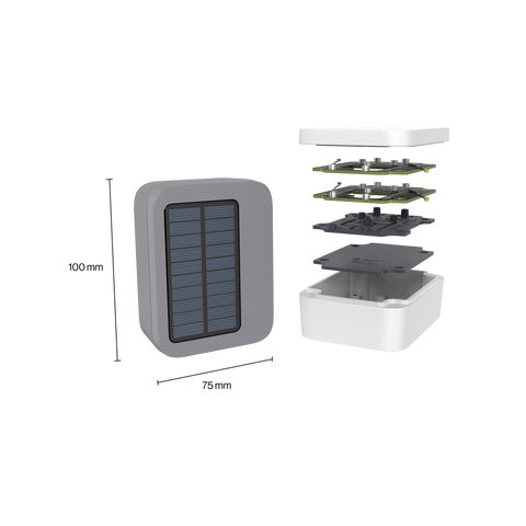 Unify Enclosure Solar IP65 100x75x38mm | With Optional Integrated LoRa® and Bluetooth Antenna