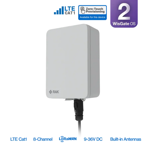 WisGate Soho Pro | 8-Channel Outdoor gateway for LoRaWAN® | RAK7267(With LTE)