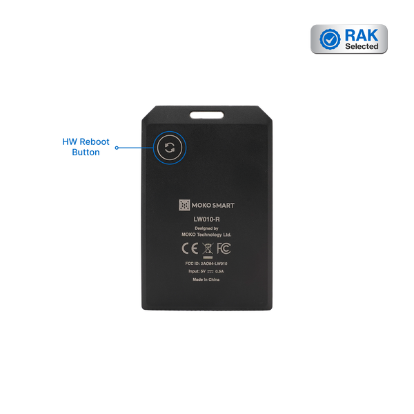WisNode Tag | GNSS positioning, Bluetooth setup, and motion sensing with LoRaWAN® connectivity in a slim rechargeable tracker.