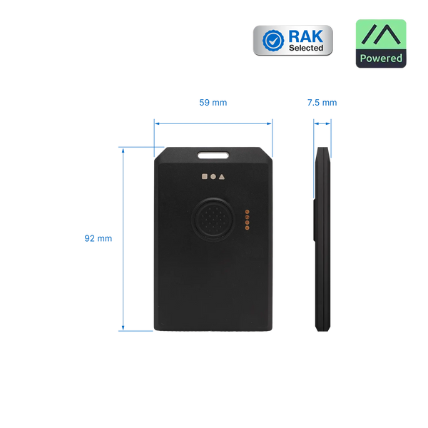 WisMesh Tag | The Pocket-Sized, Compact Meshtastic Tracker | Now available in limited Blue Edition.
