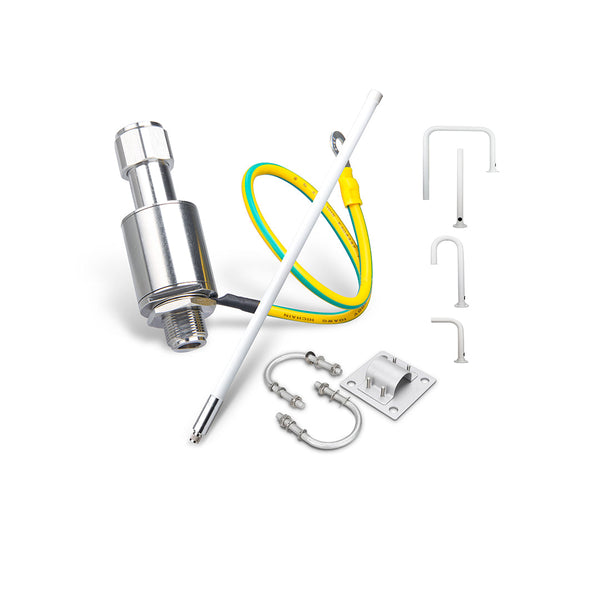 Chirp Gateway Extended Position and Mounting Outdoor Antenna Kit with Lightning Protection