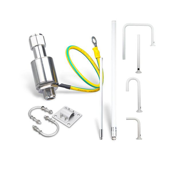 Chirp Gateway Extended Position and Mounting Outdoor Antenna Kit with Lightning Protection