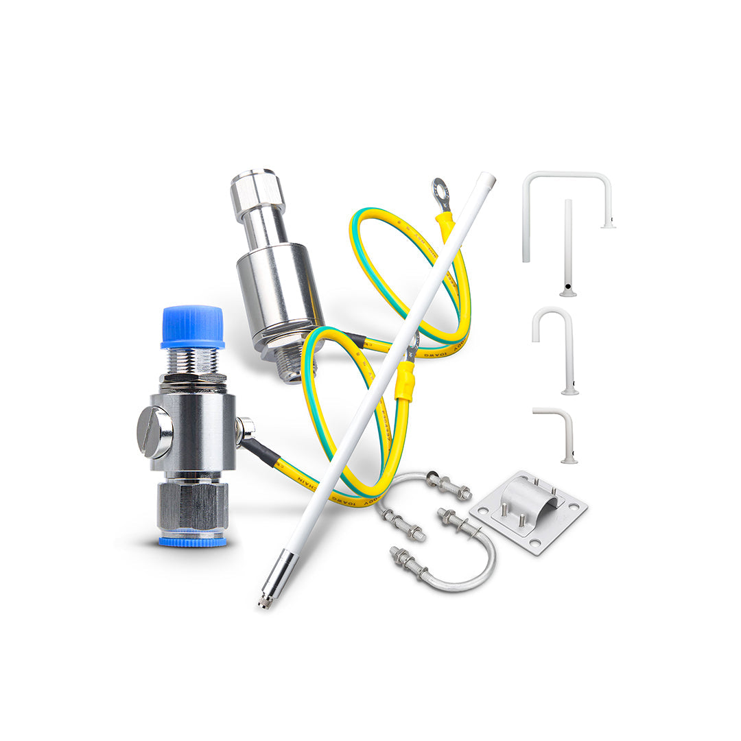Flexibility Antenna Mounting and Lightning Protection Bundle