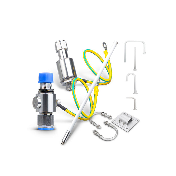 Flexibility Antenna Mounting and Lightning Protection Bundle